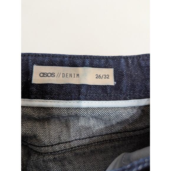 Asos Womens Jeans Sz 4Wide leg,Button fly,Dark Navy see Meas - Picture 3 of 9